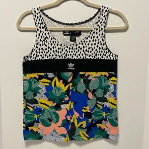 Adidas Originals X HER Studio London Floral Tank Top Women’s XS Skeleton Vest
